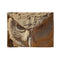Desert Wind Forming Owl Face Plush Fleece Throw Blanket