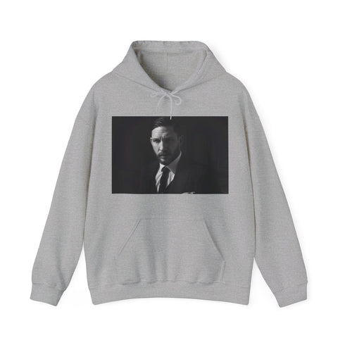 Vibrant Navy watercolor Tom Hardy portrait Hoodie for Men and Women