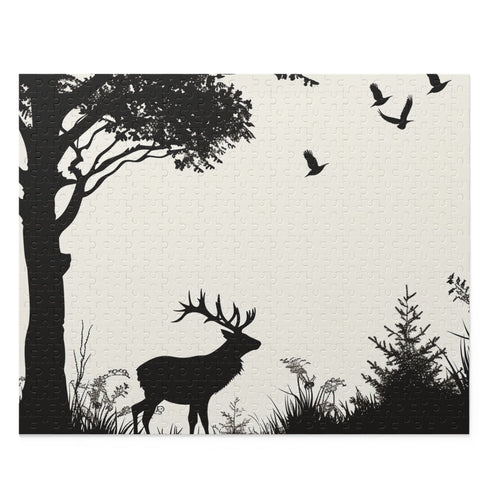 Wildlife Silhouette Nature Jigsaw Puzzle