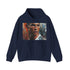Striking Navy Siu Celebration Hoodie with Ronaldo Siu celebration image.