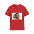 Southern Charisma Vibrant Radiance T-shirt in Charcoal, Size S.