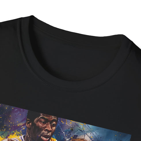 Magic Johnson Portrait T-Shirt in Charcoal, Size S, Summer Picks