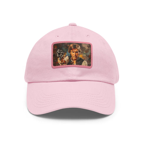 Stylish unisex cotton cap with Han Solo themed light brown patch.
