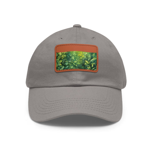 Gondorian Grove Baseball Cap with intricate watercolor details, unisex, vegan.