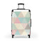 Travel in Style: Pastel Geometric Suitcase | Bags | Accessories, Bags, Travel, Travel Accessories | Prints with Passion