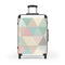 Travel in Style: Pastel Geometric Suitcase | Bags | Accessories, Bags, Travel, Travel Accessories | Prints with Passion