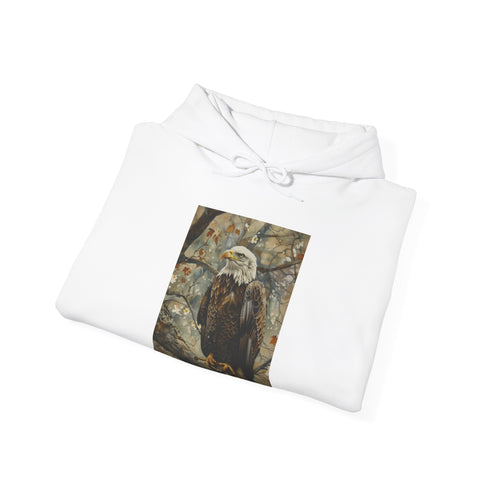 Soaring Majesty Eagle Navy Hoodie Unisex Regular Fit Soft Fabric