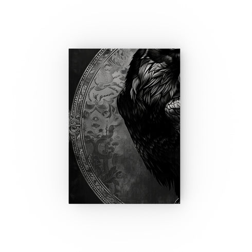 Raven's Quill Gothic Journal - Inspire dark poetry and dreams with this hauntingly beautiful notebook.