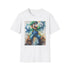 Charcoal cotton T-shirt with Luigi Poltergust graphic regular fit for summer