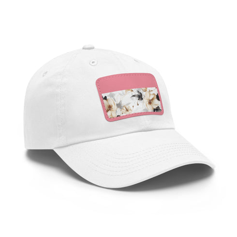 Botanical XRay Blossom Cap, White with Light Brown Patch, Unisex Hat