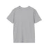 Charcoal cotton t-shirt with whimsical woodland creatures graphic regular fit