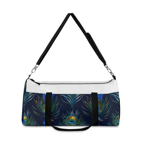 Peacock Feather Blue Duffel