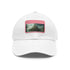 Luxe Atlantis Explorer Cap in White with Light Brown Rectangle Patch