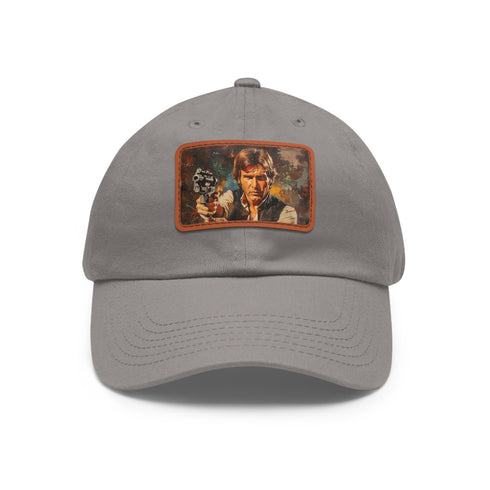 Han Solo Galactic Scoundrel Cap in White with Light Brown Patch