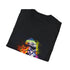 Cotton crew neck charcoal T-shirt with neon Stormtroopers design