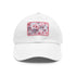 Cherry Blossom Dreams 3D Seamless Baseball Cap in White and Light Brown_PATCH.
