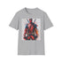 Charcoal Deadpool T-shirt with crew neck and bold graphic design