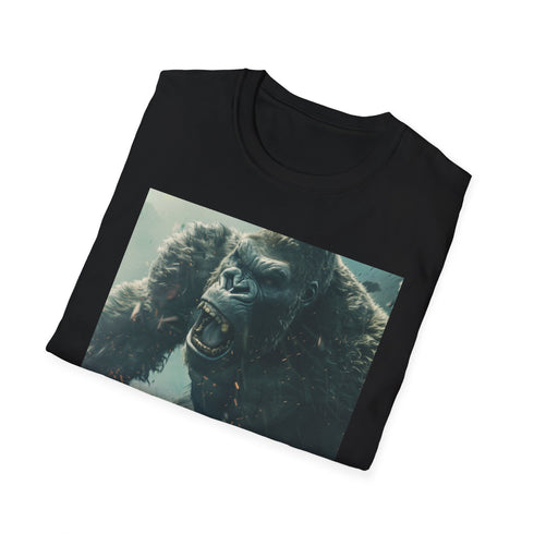 Primal Majesty King Kong T-shirt, Charcoal, Crew Neck, Regular Fit