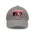 Basset Hound cotton hat with light brown patch in rectangular shape.