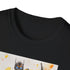 Charcoal cotton T-shirt featuring vibrant Bumblebee graphic in regular fit