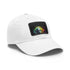 Genius Vision Neon Baseball Cap White Light Brown Rectangle Unisex Vegan