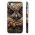 Steampunk owl phone case, glossy finish for iPhone 7/8 Plus.