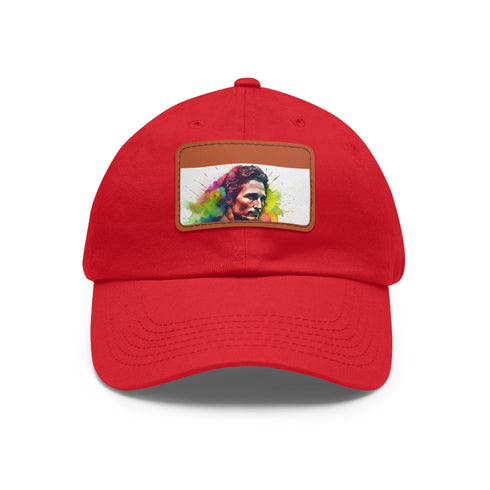 Matthew McConaughey Neon Dreams Cap with white/light brown rectangle patch.
