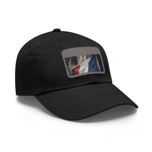 French flag baseball cap with iconic tricolor design, unisex and vegan.