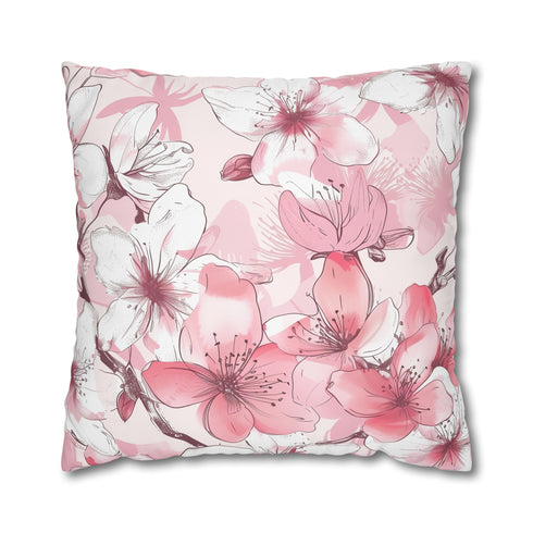 Cherry Blossom Bliss Pillowcase | Pillow Cases | All Over Print, AOP, Bed, Bedding, Home & Living, Indoor, Pillow Case, Pillow Covers, Pillows & Covers, Sublimation | Prints with Passion