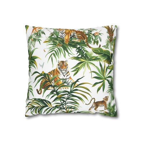 Wild Tiger Jungle Pillowcase - Transform Your Bedroom with Majestic Tiger Pattern - Exotic Safari Decor