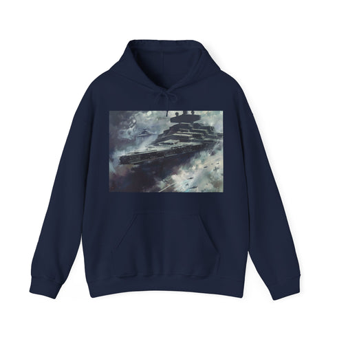 Navy Star Destroyer Wars Hoodie for Men & Women, Regular Fit