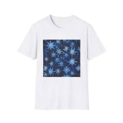 Charcoal cotton T-Shirt with symmetrical nature-inspired design regular fit