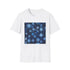 Charcoal cotton T-Shirt with symmetrical nature-inspired design regular fit