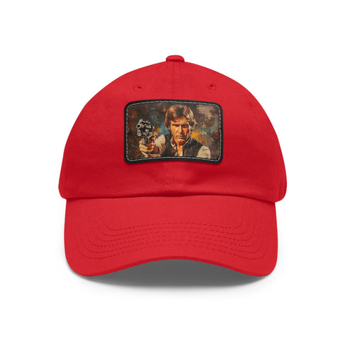 Galactic Scoundrel Cap Han Solo Edition cotton hat rectangle white.