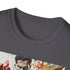 Shazam! Lightning-charred superhero graphic tee in Charcoal, size Small.