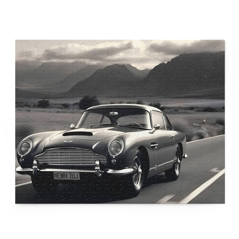 DB5 High Speed Jigsaw Puzzle of iconic Aston Martin in countryside