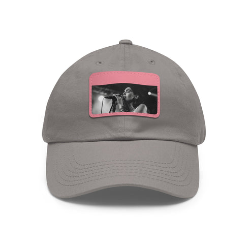 Dua Lipa white cotton snapback hat for music lovers.