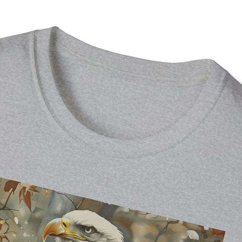 Wings of the Wind: A Majestic Eagles Flight Captured on Canvas