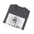 Charcoal lighthouse illustration T-shirt with regular fit evocative hand-drawn design