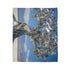 Mechanical Tree in Metallic Desert — Plush Fleece Throw Blanket — Product Detail View 7