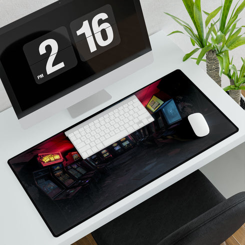 Abandoned Arcade Glowing in the Dark Gaming XXL Extended Desk Mat
