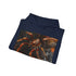 Tarantula Molting Majesty Navy Hoodie for Men and Women.