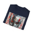 Vibrant Charcoal Ant-Man Painting T-shirt in Small; Marvel-inspired Summer Style.