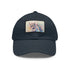 Mystical watercolor unicorn cap in white with light brown patch.