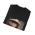 Charcoal cotton Audrey Hepburn graphic tee with crew neck and regular fit