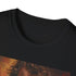 Charcoal cotton T-shirt with Anakin Skywalker painting and crew neck design