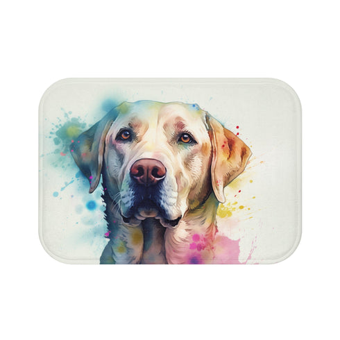 Labrador Welcome Bath Mat 24" x 17" - Indoor Sublimation Bathroom Décor