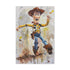 Woody Toy Story Canvas Print Adventure Hat Childhood Magic 18x12 1.25"