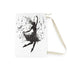 Dancer silhouette laundry bag with musical notes design for stylish laundry.