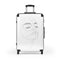 Chic Minimalist FaceInspired Suitcase | Bags | Accessories, Bags, Travel, Travel Accessories | Prints with Passion